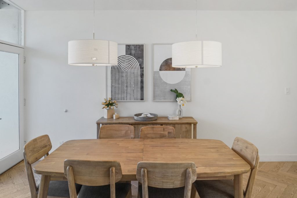 Interior real estate photography of modern home in Santa Ana, California