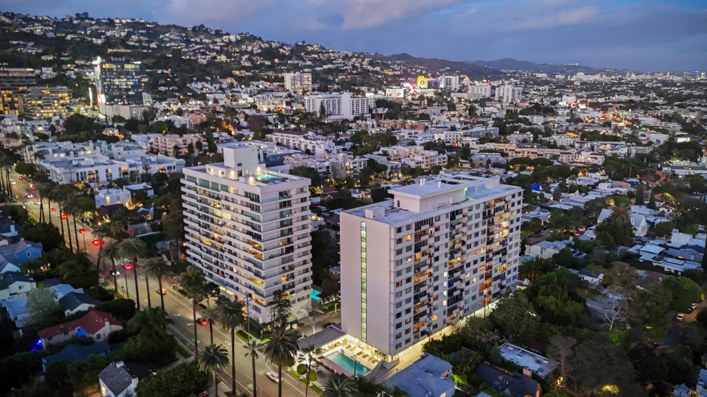 Commercial drone services aerial view of a San Diego property