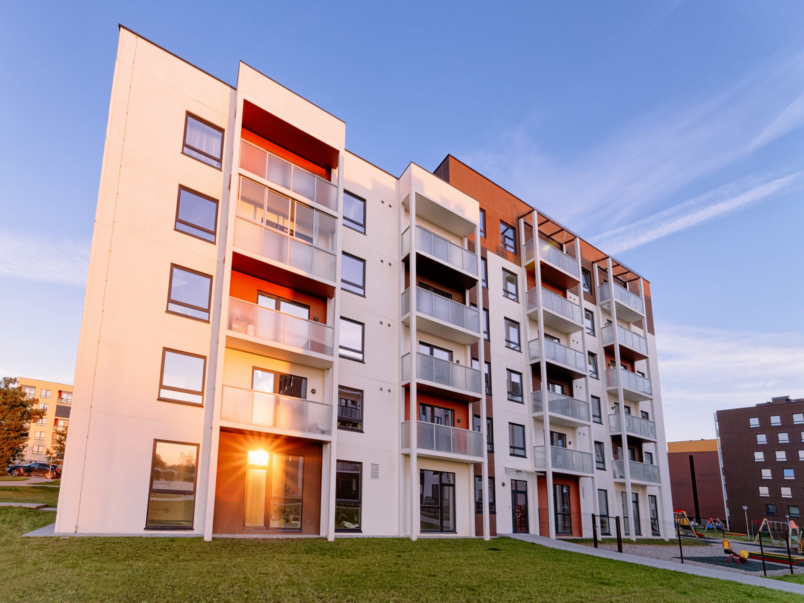 Multifamily photography of a San Diego apartment community amenity space